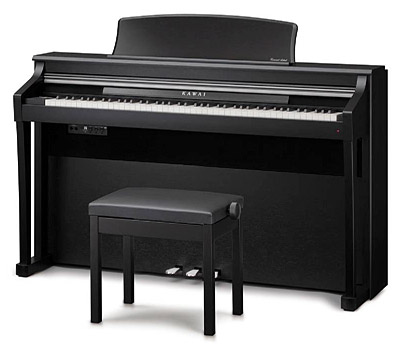 【購入安心】河合器 KAWAI 電子ピアノ CA63 オーディオ録音 再生機能 88鍵ステレオサンプリングピアノ音源 椅子付き 2009年製 カワイ